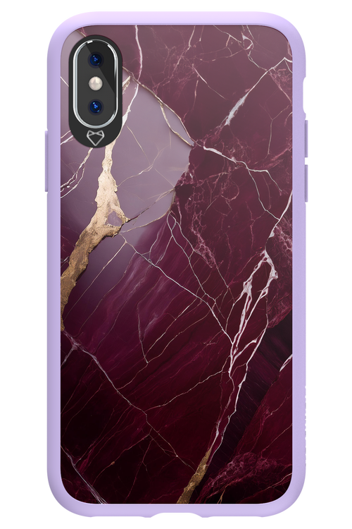 Burgundy Marble 2.0 - Apple iPhone XS