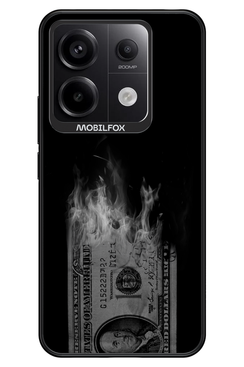 Money Burn B&W - Xiaomi Redmi Note 13 Pro 5G