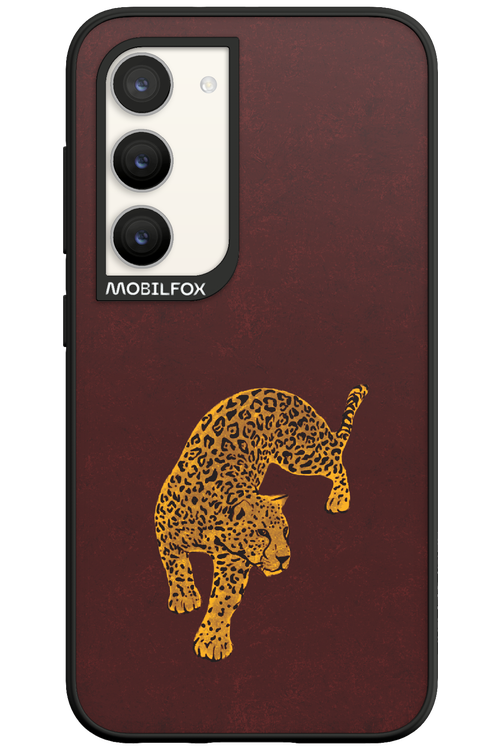 Burgundy Leopard - Samsung Galaxy S23