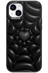 Black Spider Heart - Apple iPhone 15 Plus