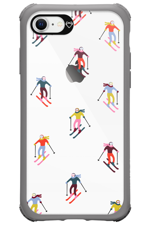 Snow Motion (Transparent) - Apple iPhone 8