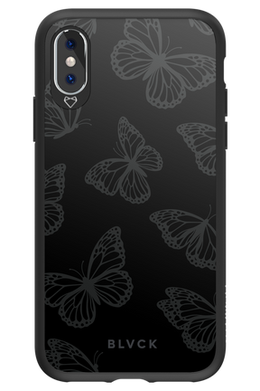 Black Butterflies - Apple iPhone X