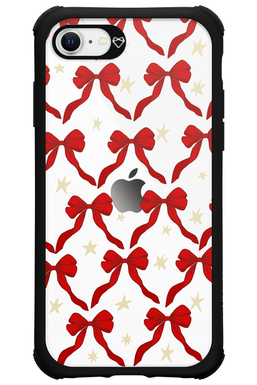 Bow & Stars (Transparent) - Apple iPhone SE 2020