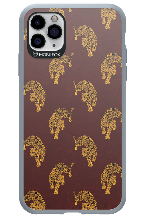 Burgundy Leopard Pattern - Apple iPhone 11 Pro Max