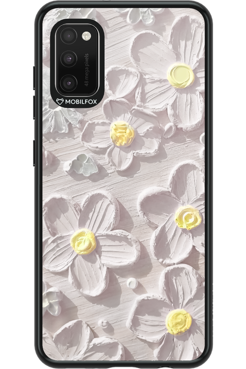 White Flowers 2.0 - Samsung Galaxy A41