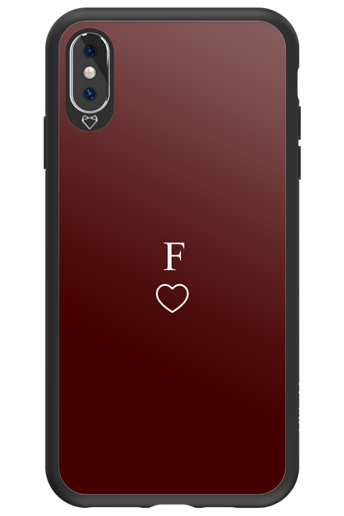 F Burgundia 2.0 - Apple iPhone XS Max
