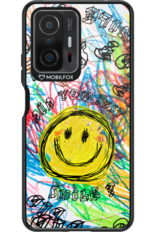 Crayon Smiley Colorful - Xiaomi Mi 11T Pro