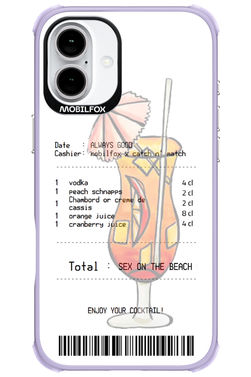 sex on the beach cocktail - Apple iPhone 16 Plus