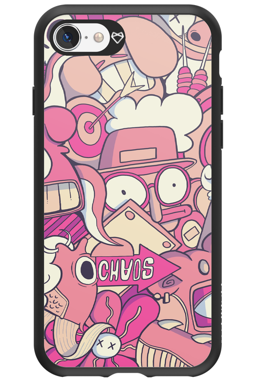 Coral Chaos - Apple iPhone SE 2020