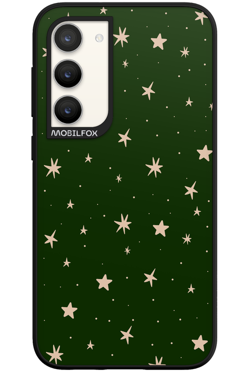 Forest Green Stars - Samsung Galaxy S23 Plus