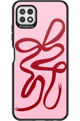 Burgundy Bow - Samsung Galaxy A22 5G