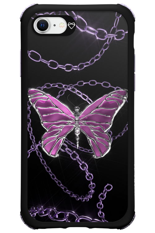 Butterfly Necklace - Apple iPhone SE 2020