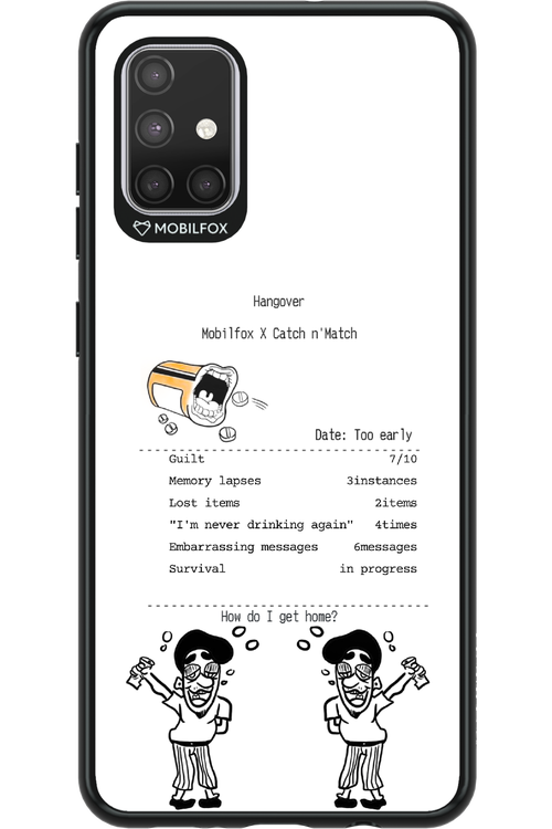 hangover - Samsung Galaxy A71