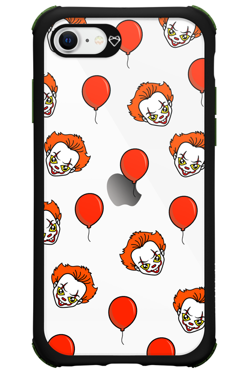 Mystery Clown (Transparent) - Apple iPhone SE 2020