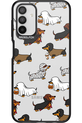 Scary Dachshund (Transparent) - Samsung Galaxy A04s
