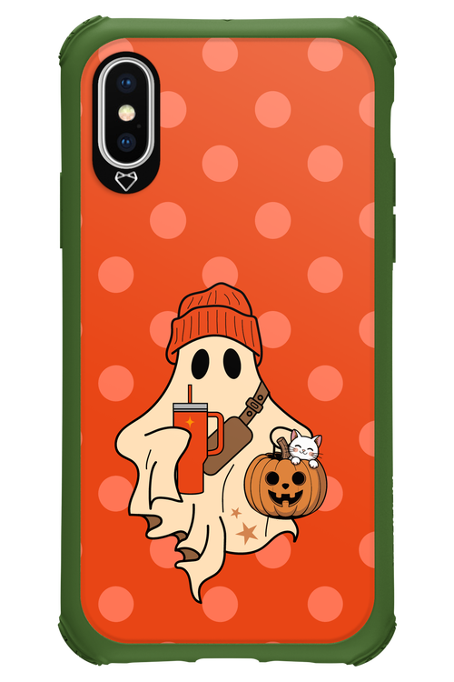 Ghost Girl (Orange) - Apple iPhone X