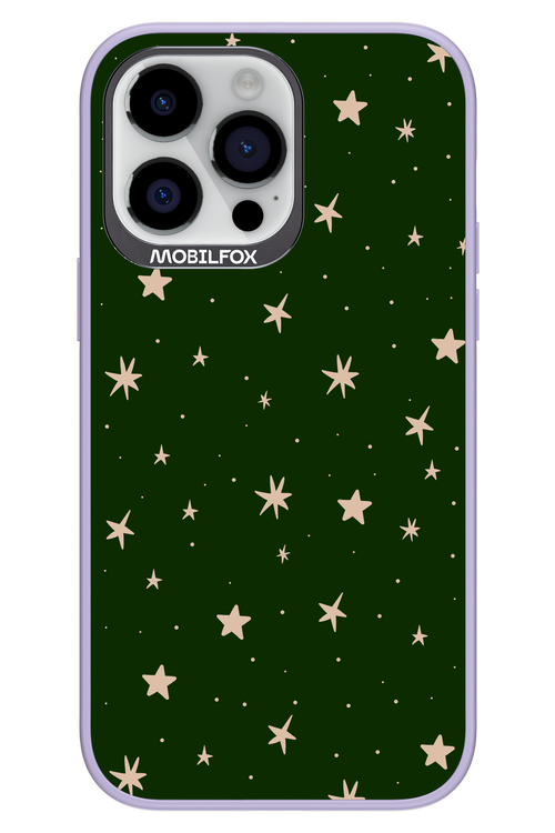 Forest Green Stars - Apple iPhone 14 Pro Max