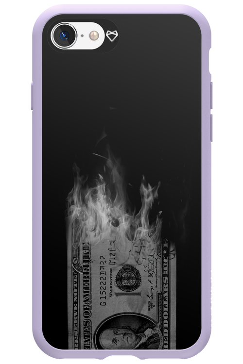 Money Burn B&W 2.0 - Apple iPhone SE 2020