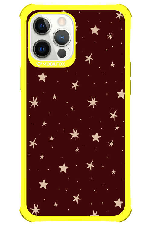 Burgundy Stars - Apple iPhone 12 Pro Max