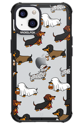 Scary Dachshund (Transparent) - Apple iPhone 13