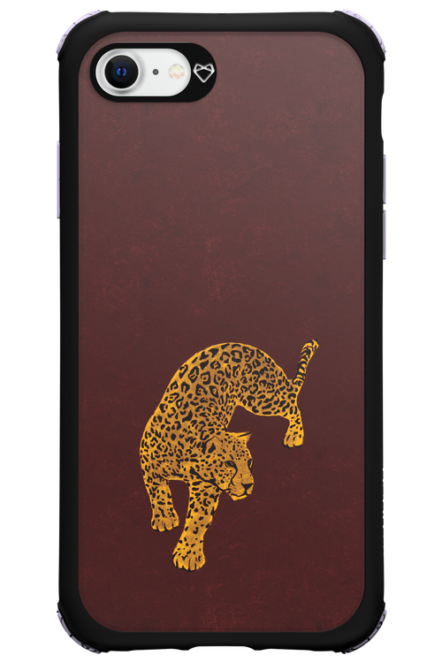 Burgundy Leopard - Apple iPhone SE 2022