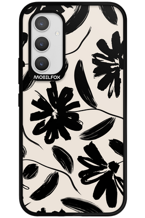 Monochrome Flowerss - Samsung Galaxy A54