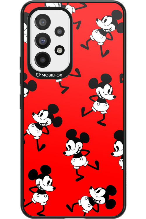 Iconic Mouse (red pattern) - Samsung Galaxy A53