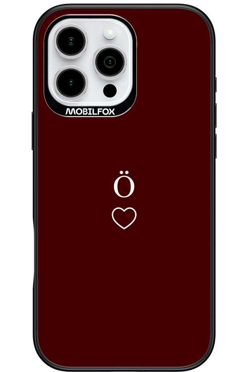 O Burgundia II 2.0 - Apple iPhone 16 Pro Max