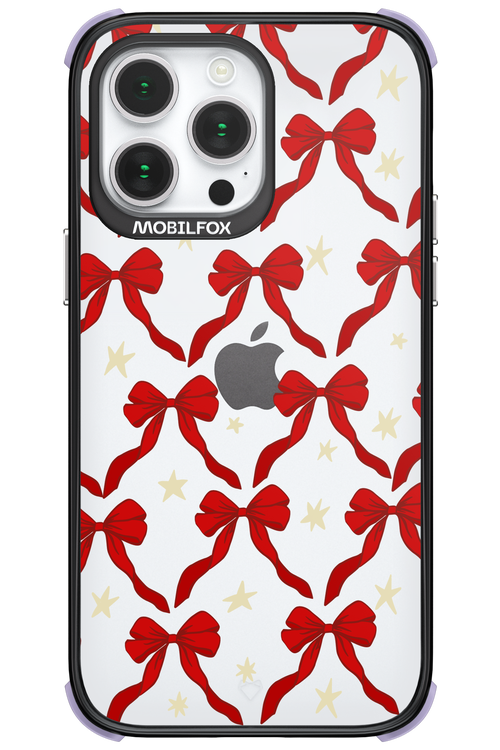Bow & Stars (Transparent) - Apple iPhone 14 Pro Max