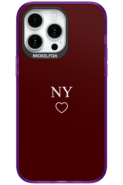 NY Burgundia 2.0 - Apple iPhone 15 Pro Max