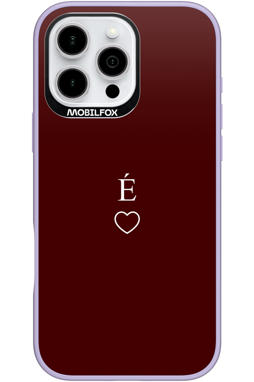 E Burgundia II 2.0 - Apple iPhone 16 Pro Max