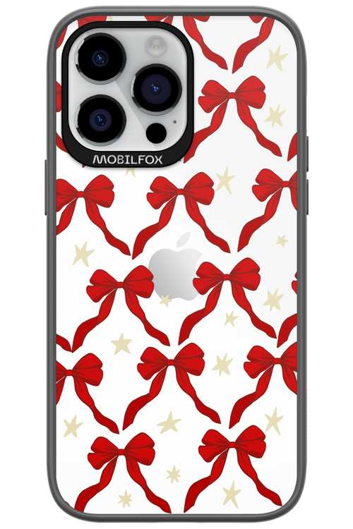 Bow & Stars (Transparent) - Apple iPhone 14 Pro Max