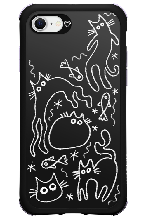 CHALK_CATS - Apple iPhone 8