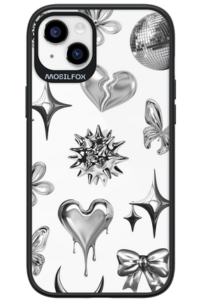 Silver Zone Transparent - Apple iPhone 14 Plus