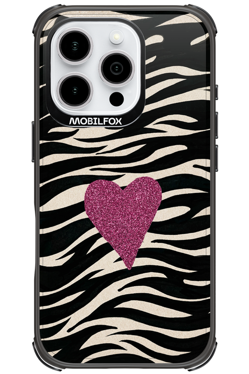 Zebra Heart 2.0 - Apple iPhone 16 Pro