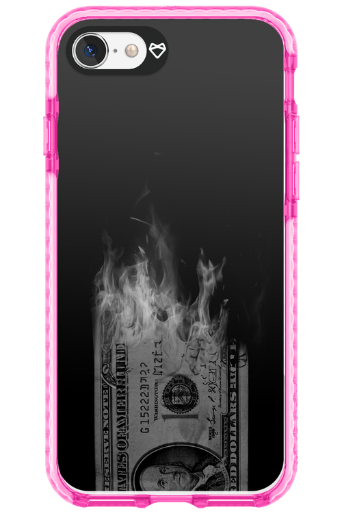 Money Burn B&W 2.0 - Apple iPhone SE 2020