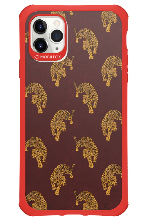Burgundy Leopard Pattern - Apple iPhone 11 Pro Max