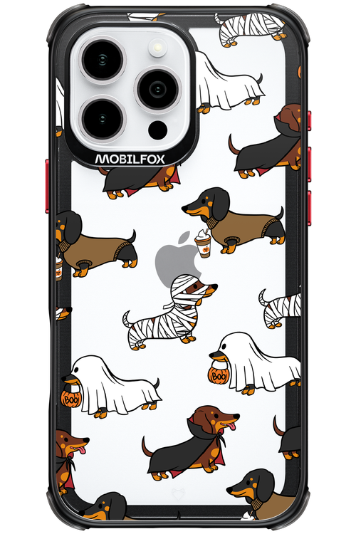 Scary Dachshund (Transparent) - Apple iPhone 16 Pro Max