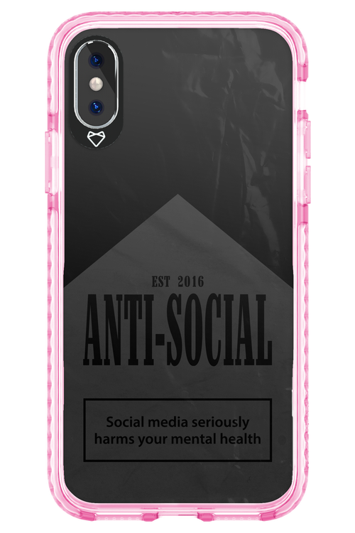 ANTI-SOCIAL (BLVCK) 2.0 - Apple iPhone XS