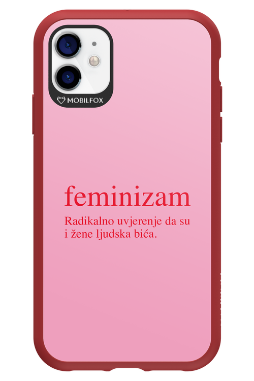 Feminizam Pink - Apple iPhone 11