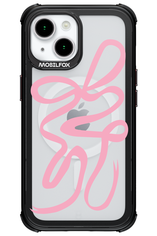 Pink Bow - Apple iPhone 15