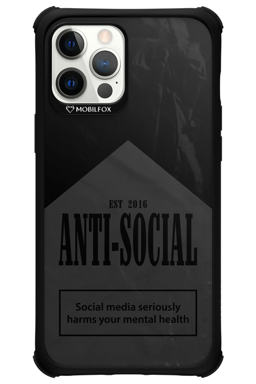 ANTI-SOCIAL (BLVCK) 2.0 - Apple iPhone 12 Pro Max