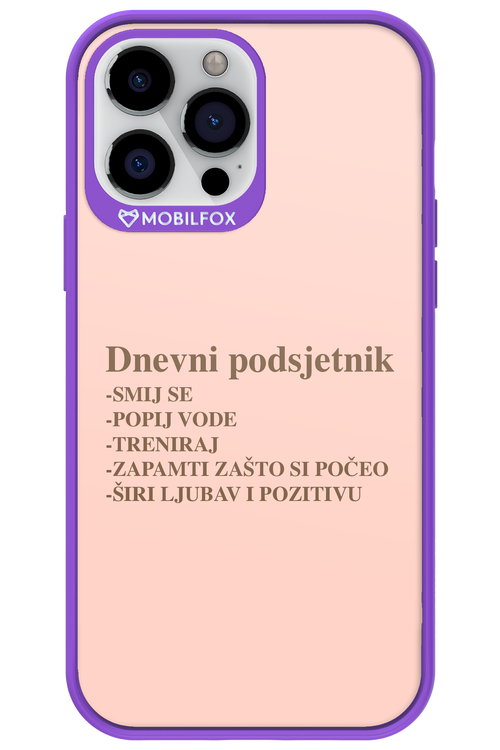 Dnevni Podsjetnik - Apple iPhone 13 Pro Max