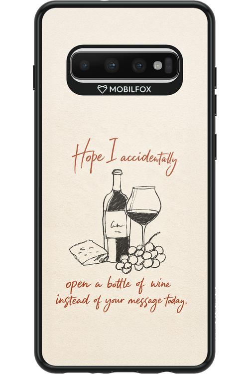 Bottle of wine 2.0 - Samsung Galaxy S10+