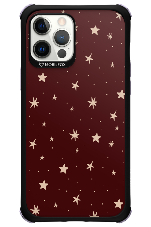 Burgundy Stars - Apple iPhone 12 Pro Max