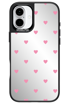 Mini Hearts Mirror - Apple iPhone 16 Plus