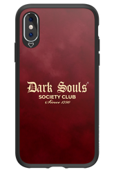 Dark Souls (Burgundy) - Apple iPhone XS