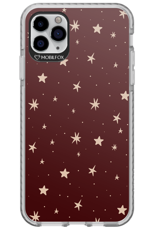 Burgundy Stars - Apple iPhone 11 Pro Max