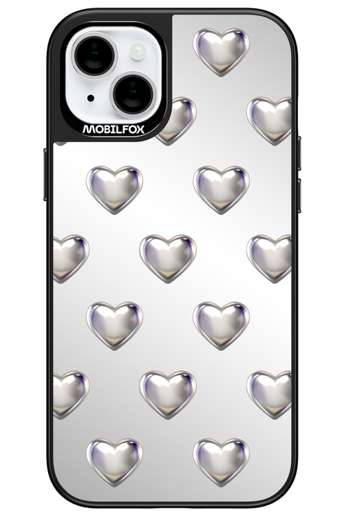Shiny Hearts Mirror 2.0 - Apple iPhone 15 Plus