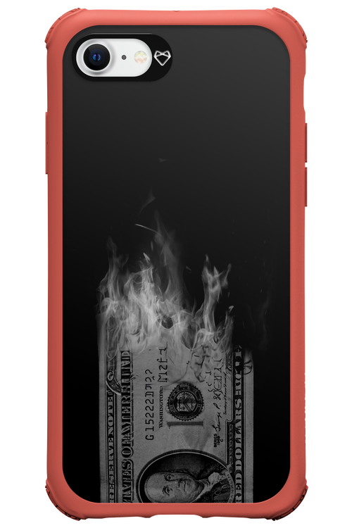 Money Burn B&W 2.0 - Apple iPhone SE 2020